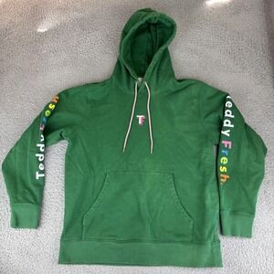 Teddy‎ Fresh Hoodie Mens Medium Pullover Sweatshirt Streetwear Colorful